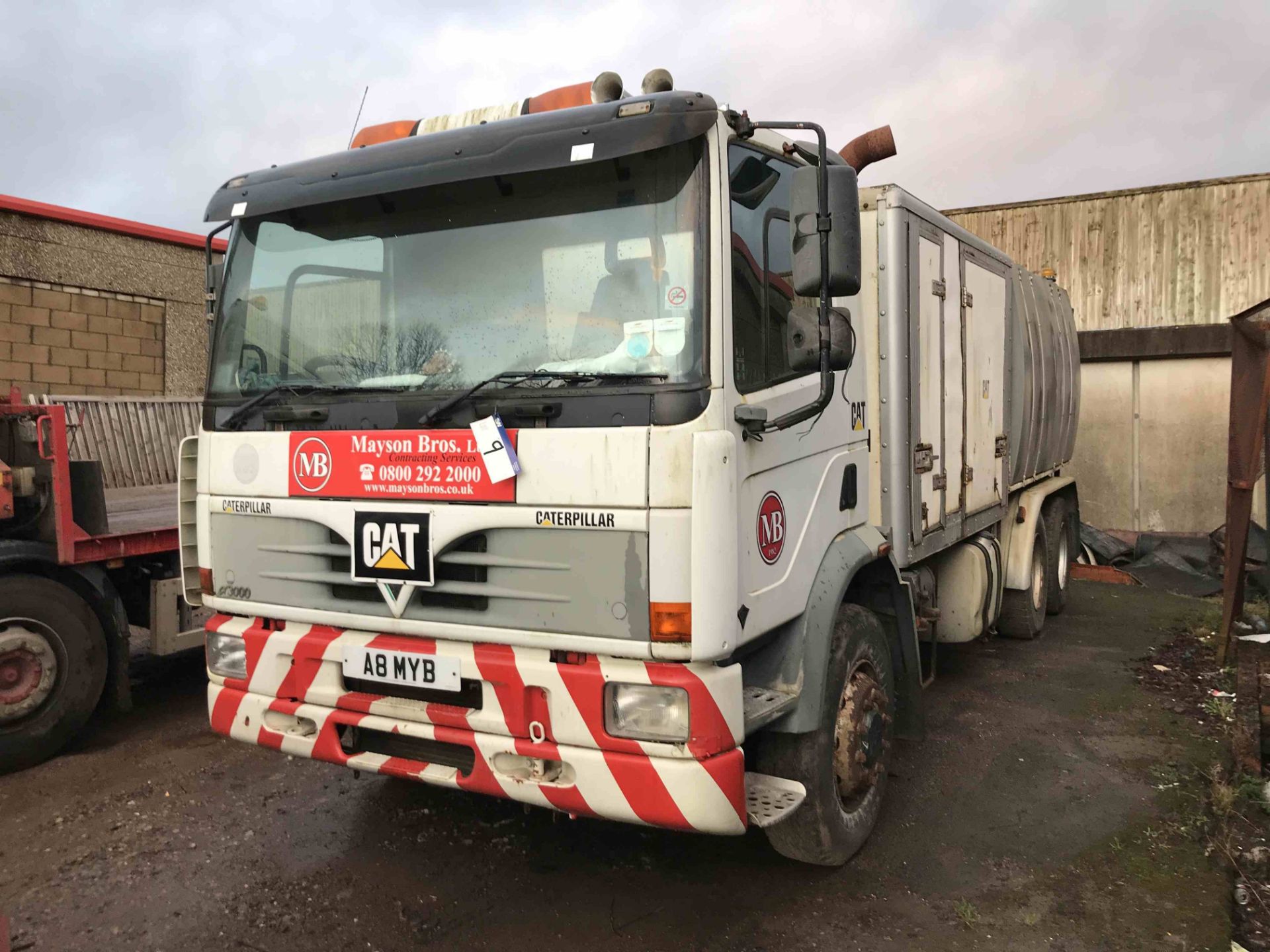 Foden S106RI 6x4 Rigid Vacuum Tanker, registration