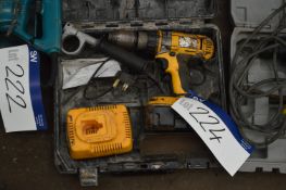 DeWalt Cordless Drill, with charger and carry case