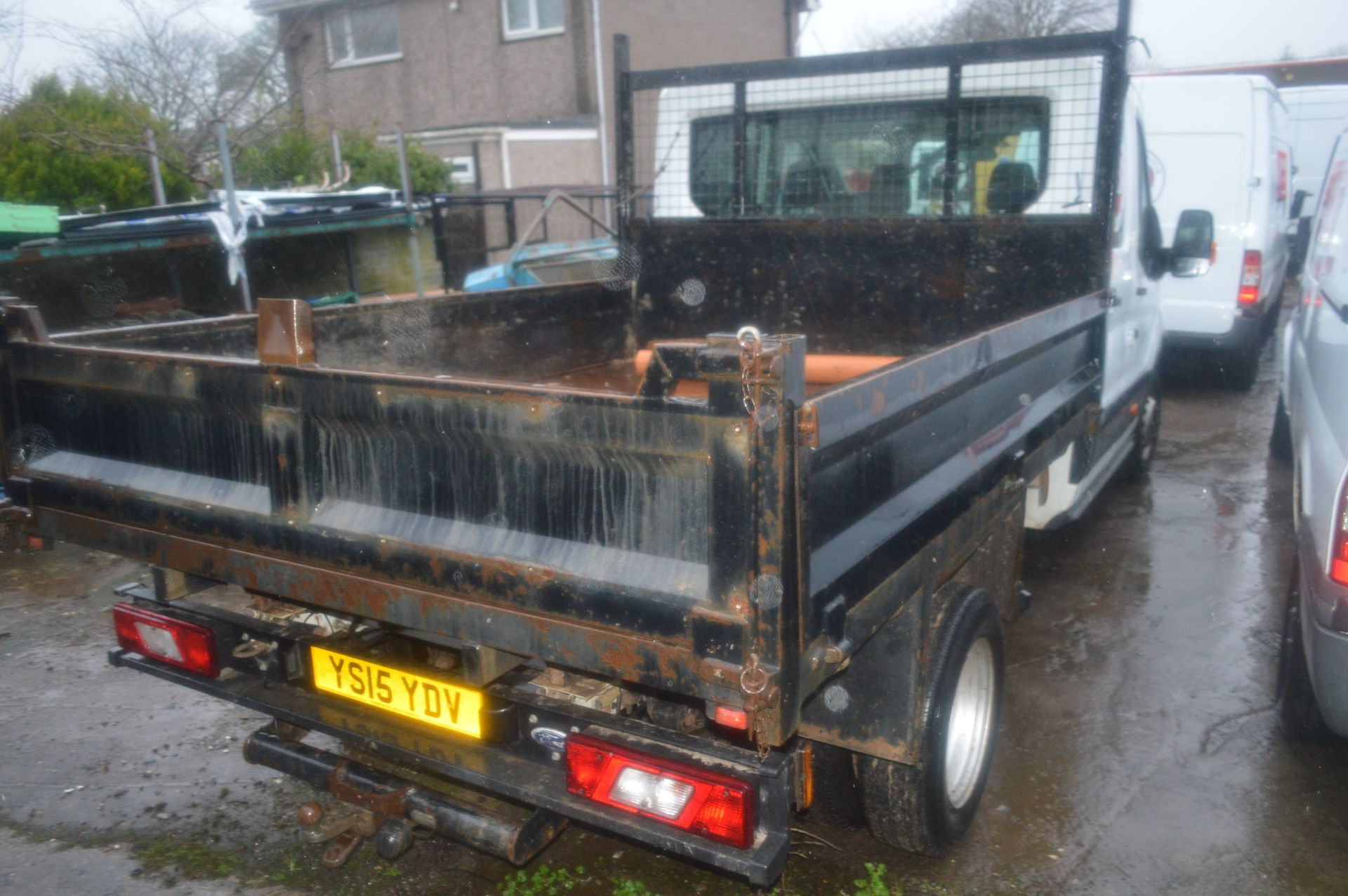 Ford Transit 350 Diesel Dropside Tipper Truck, reg - Image 3 of 8