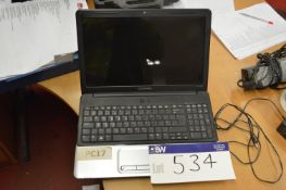 Compaq Presario CQ60 Laptop (hard disk removed)