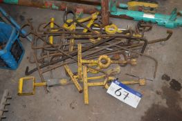 Assorted Manhole Keys