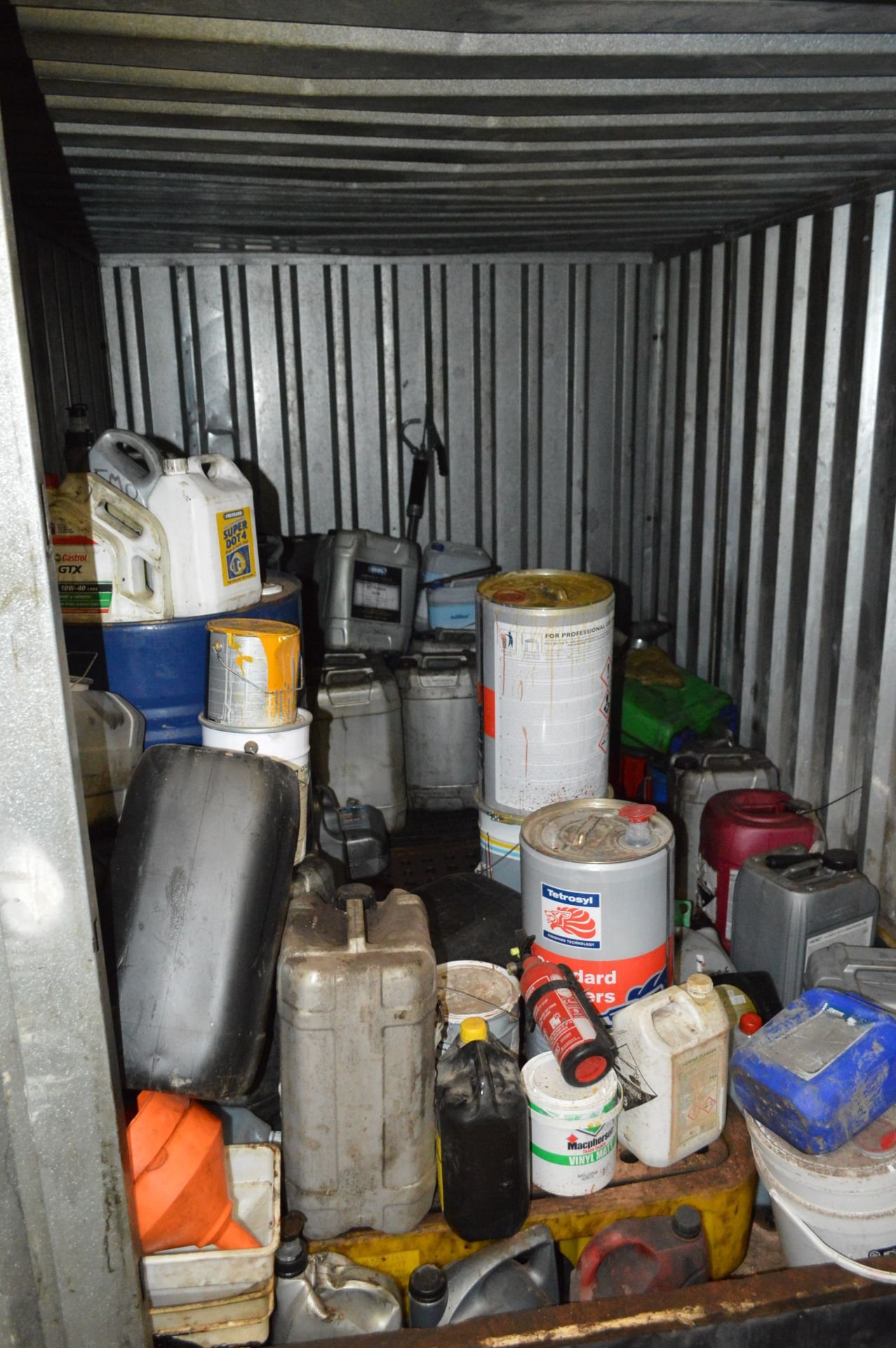 Galvanised Steel Storage Flammable Liquid Cabinet, - Image 2 of 2