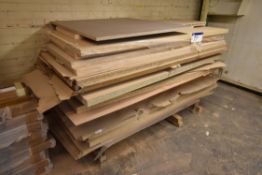 Assorted Timber Panels & Offcuts, in one stack