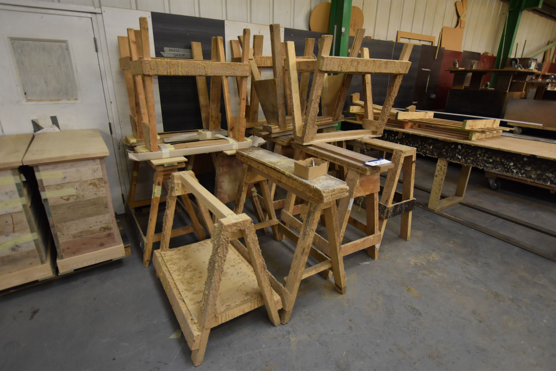 Assorted Trestles, as set out in one area