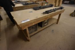 Timber Bench, approx. 2440mm long