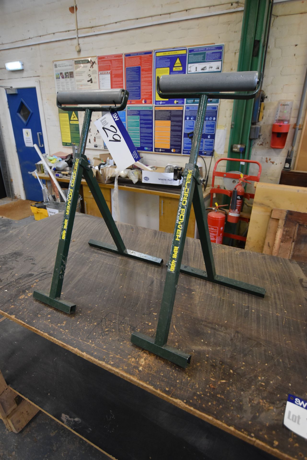 Two Roller Feed Stands