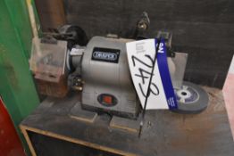 Draper 200mm dia. Double Ended Bench Grinder, with