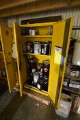 Double Door Steel Cabinet & Contents, including st