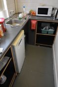 Loose Contents of Kitchen, including fridge, micro