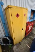 Double Door Steel Cabinet & Contents, including sp