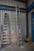 Double Alloy Extension Ladder