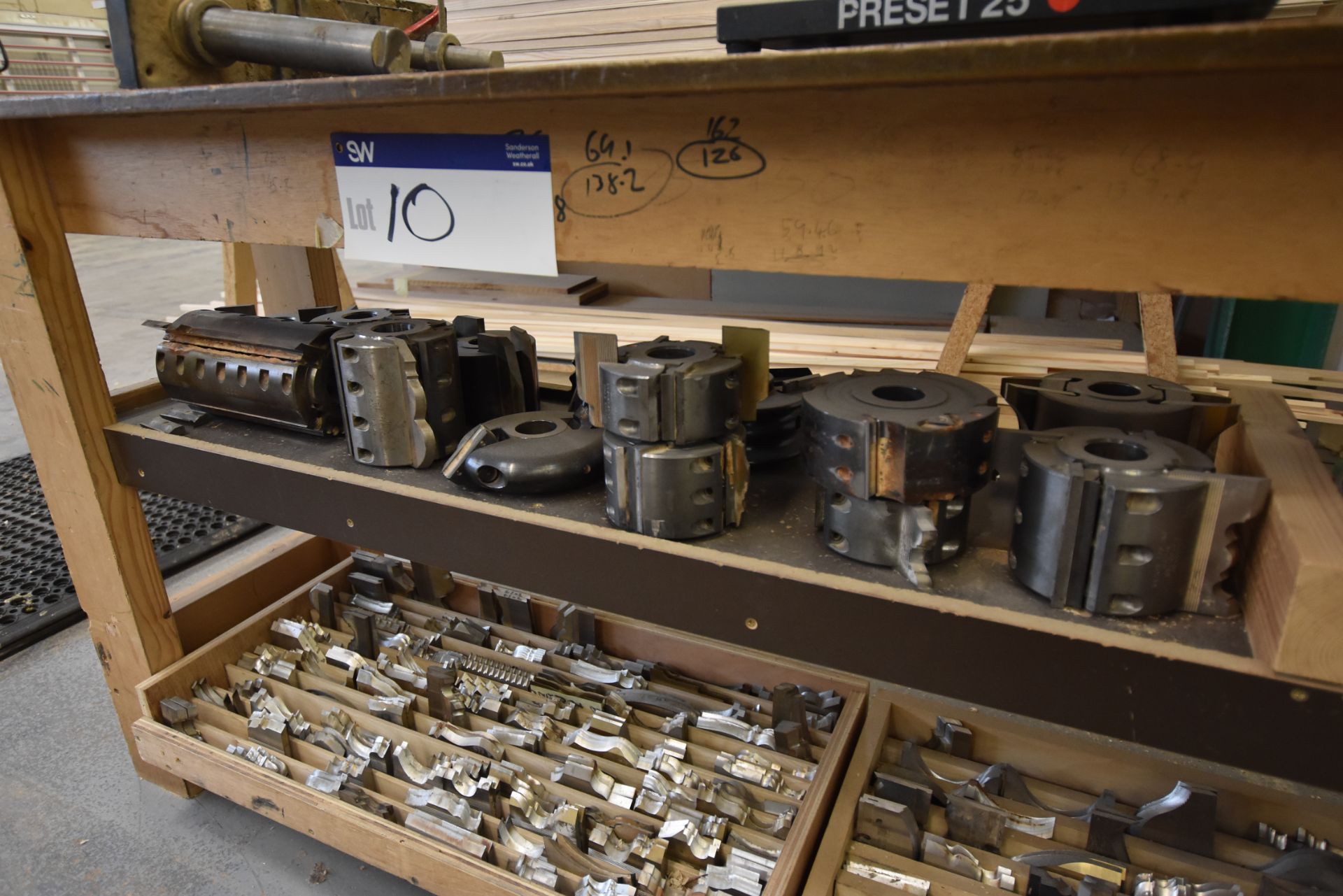 Assorted Cutter Blocks and Blades, as set out on s - Image 4 of 6