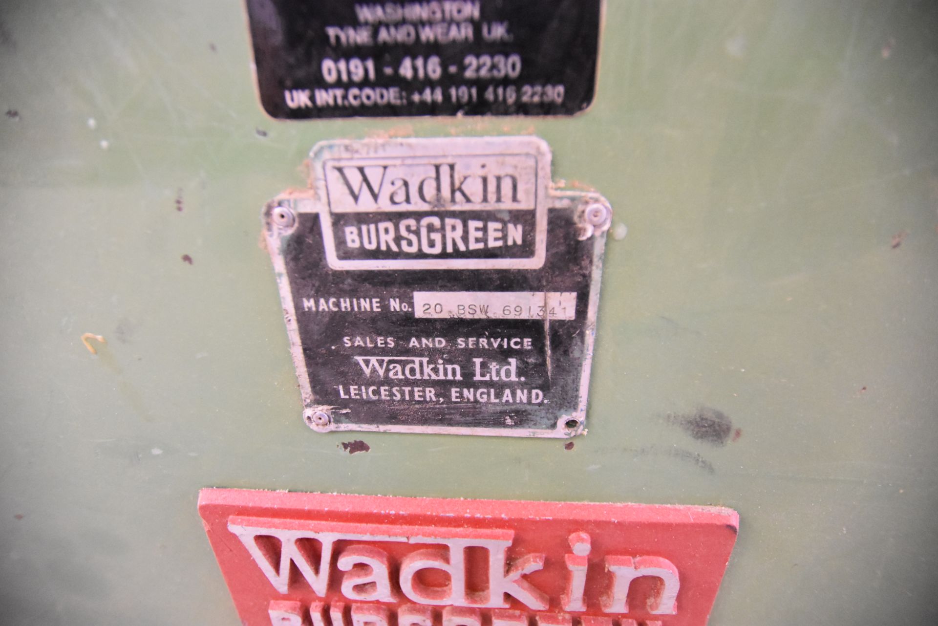 Wadkin Bursgreen 20BSW SAW BENCH, serial no. 69134 - Image 6 of 7