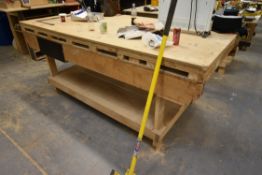 Timber Bench, approx. 2440mm long