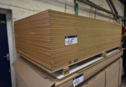 Approx. 30 MDF Faced Sheets, each approx. 2440mm x