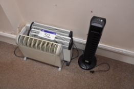 Four Electric Heaters