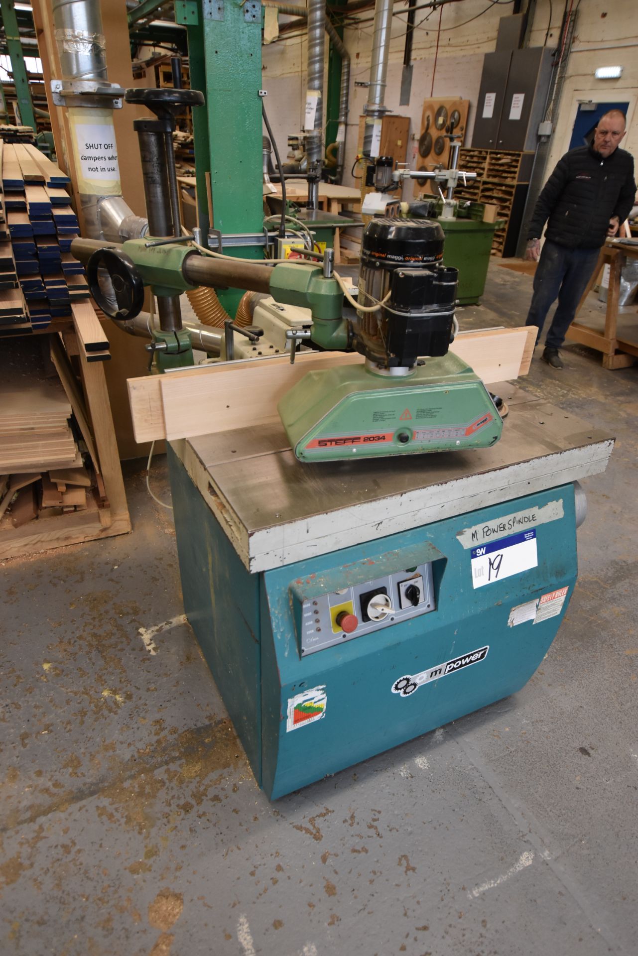 M Power SS-512TS SPINDLE MOULDER, serial no. 07010 - Image 2 of 6