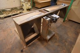 Horizontal Drum Sanding Unit, with timber bench an