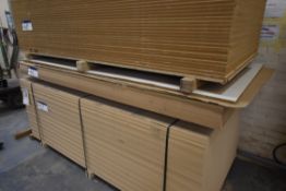 Approx. 13 MDF Sheets, each approx. 2450mm x 1220m