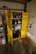 Double Door Steel Cabinet & Contents, including st