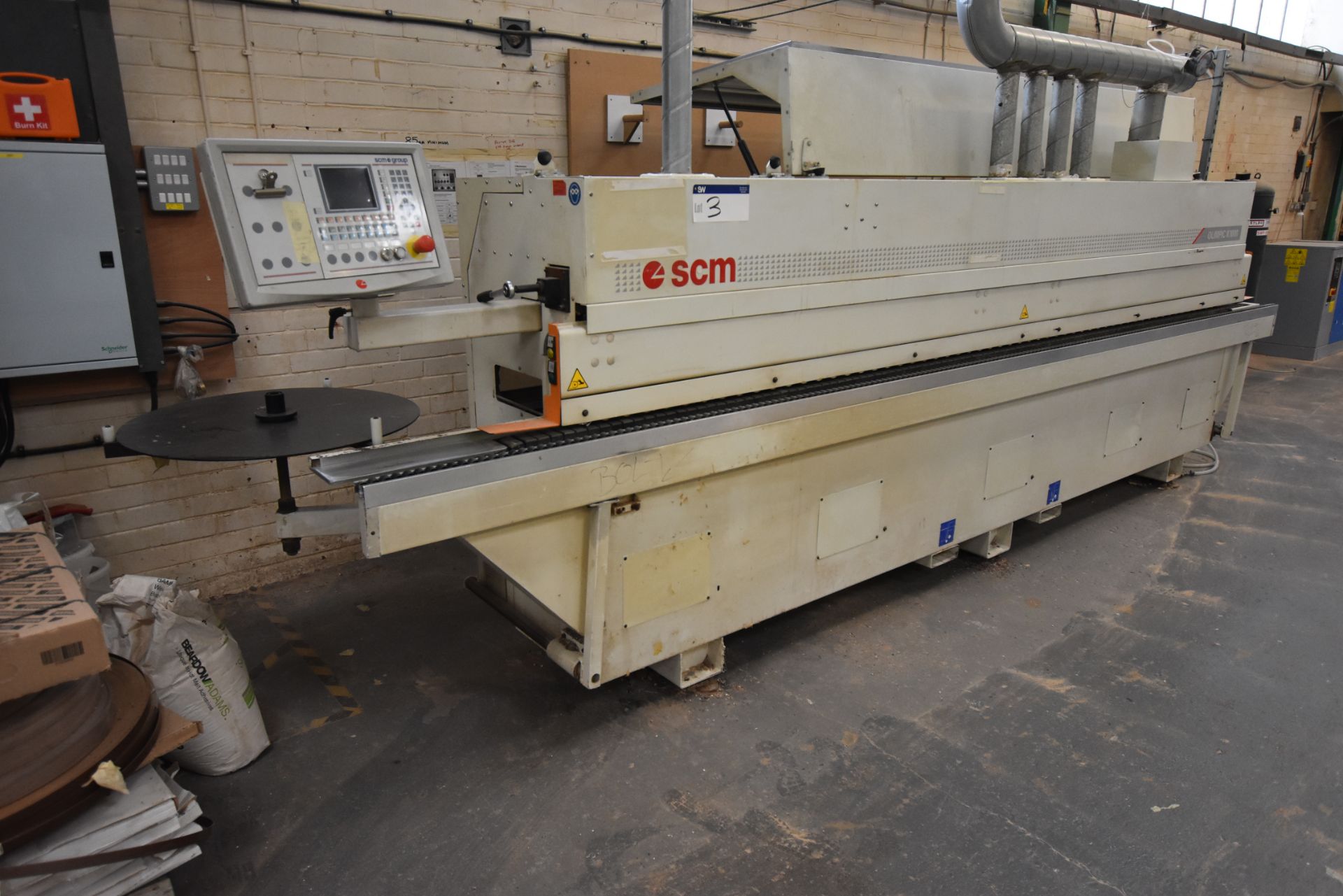 SCM OLIMPIC K1000 EDGE BANDER, serial no. AH/11169