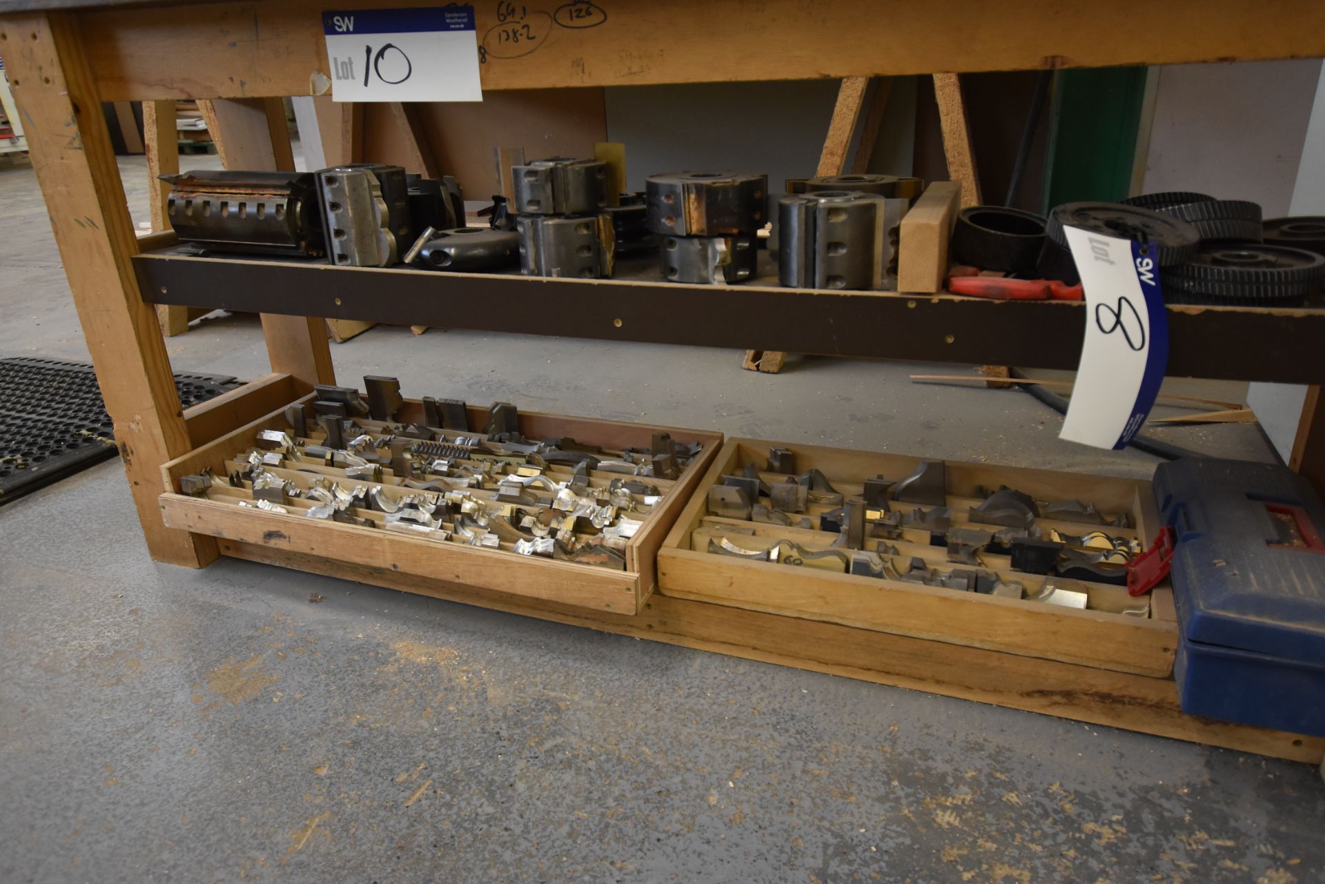 Assorted Cutter Blocks and Blades, as set out on s