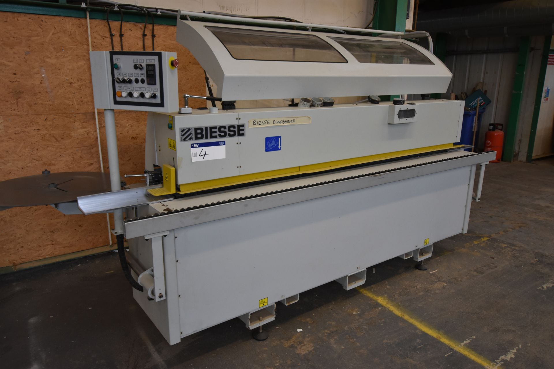 Biesse SPARK 5.3 EDGE BANDER, serial no. 53000019,