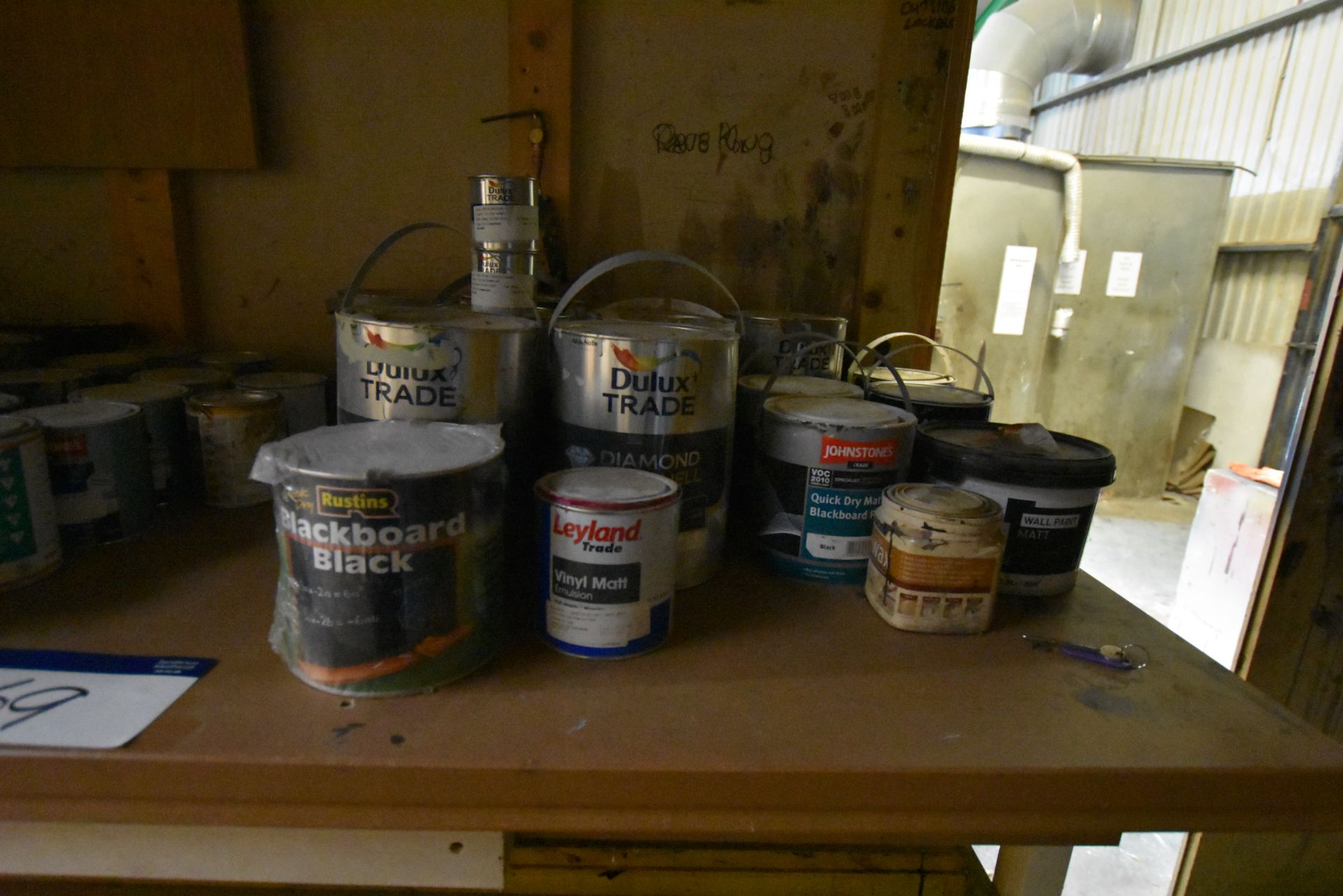 Assorted Paints, as set out on shelf (all contents - Image 2 of 4