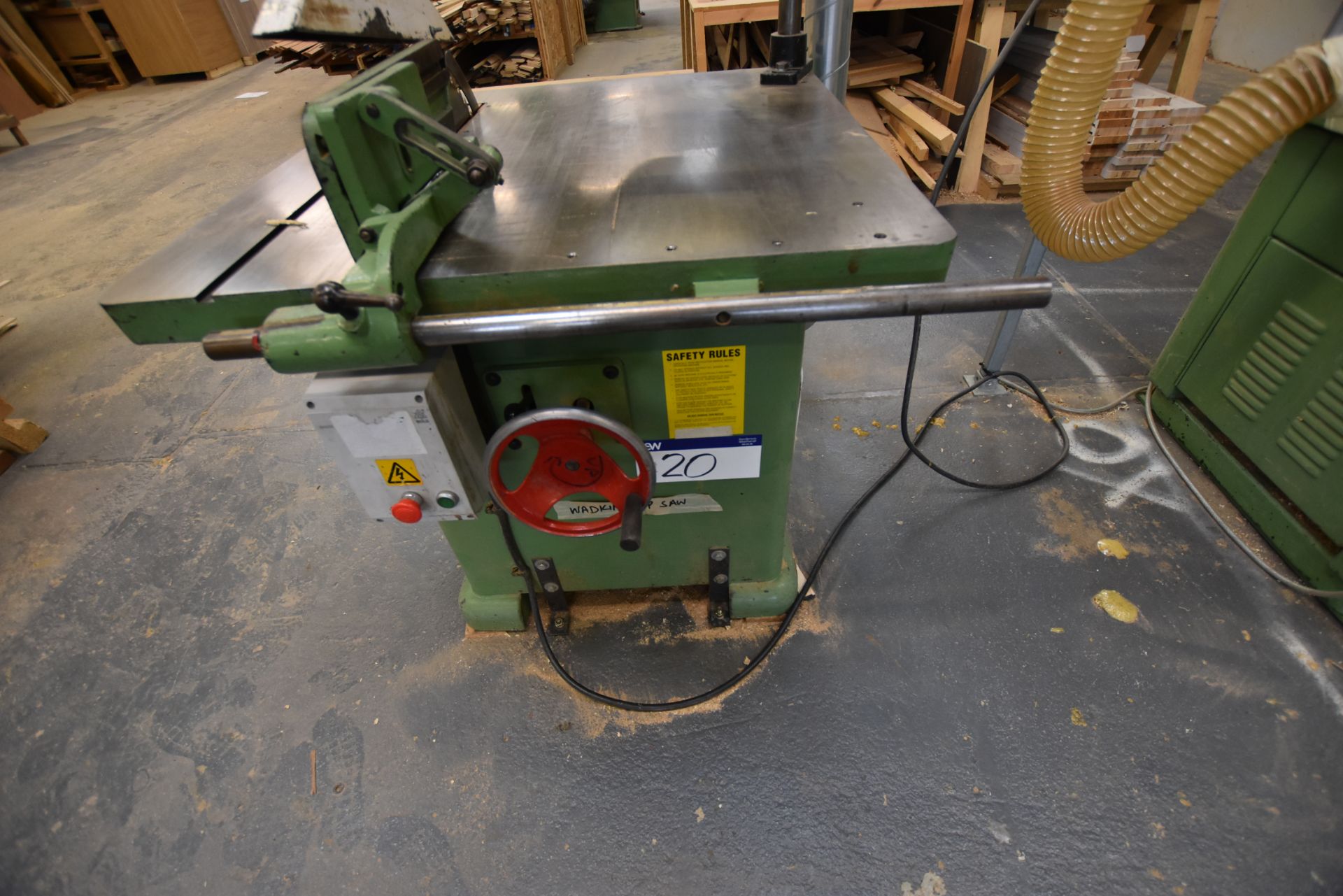 Wadkin Bursgreen 20BSW SAW BENCH, serial no. 69134 - Image 2 of 7