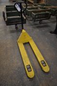 2000kg Hand Hydraulic Pallet Truck, serial no. 201