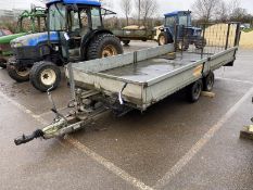 Bateson Tandem Axle Tilt Trailer, VIN. SB43ABXSSG2