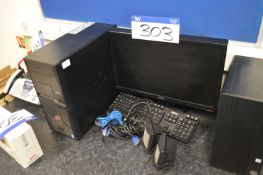 Fujitsu Primergy TX1310 M1 Intel Xeon Personal Computer (hard disk removed), with flat screen