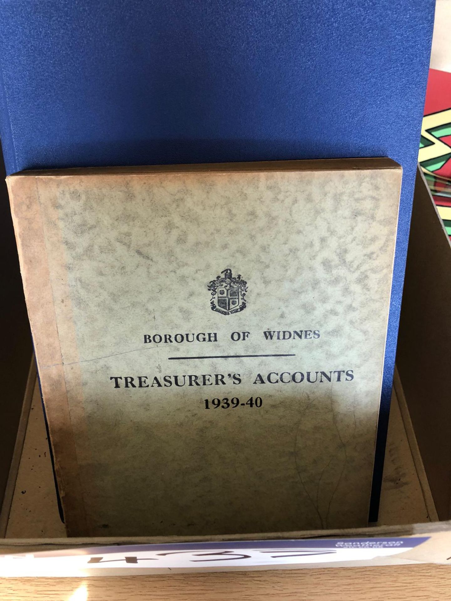 Borough of Widnes Treasurer's Account, 1939-1940 & 1959-1969