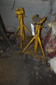 Two Commercial Axle Stands, 7,500kg SWL