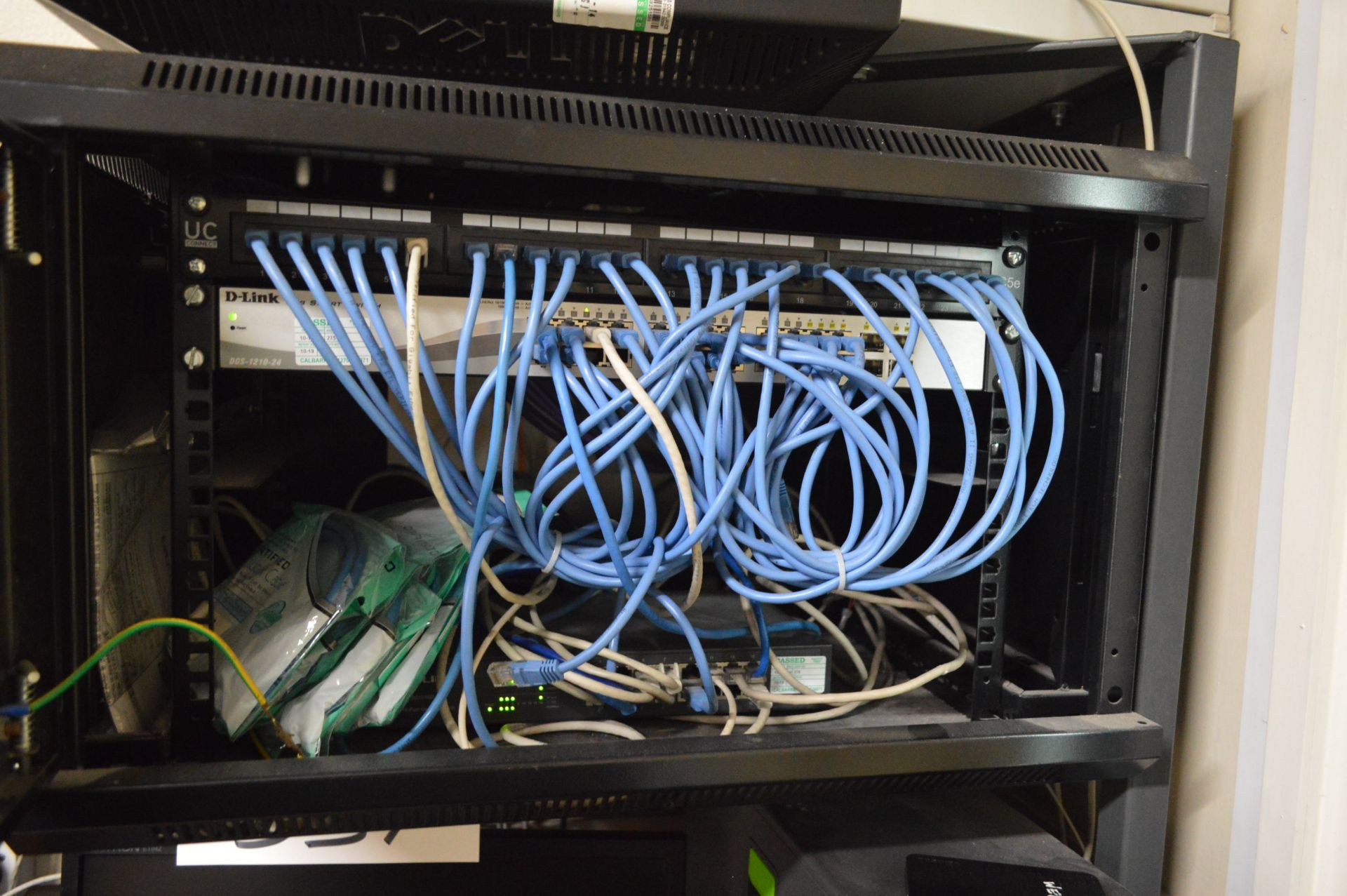 Two Comms Cabinets, with server contents including switches and routers (subject to availability – - Image 2 of 3