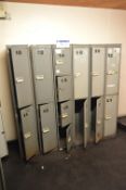 Six Personnel Lockers (no keys)