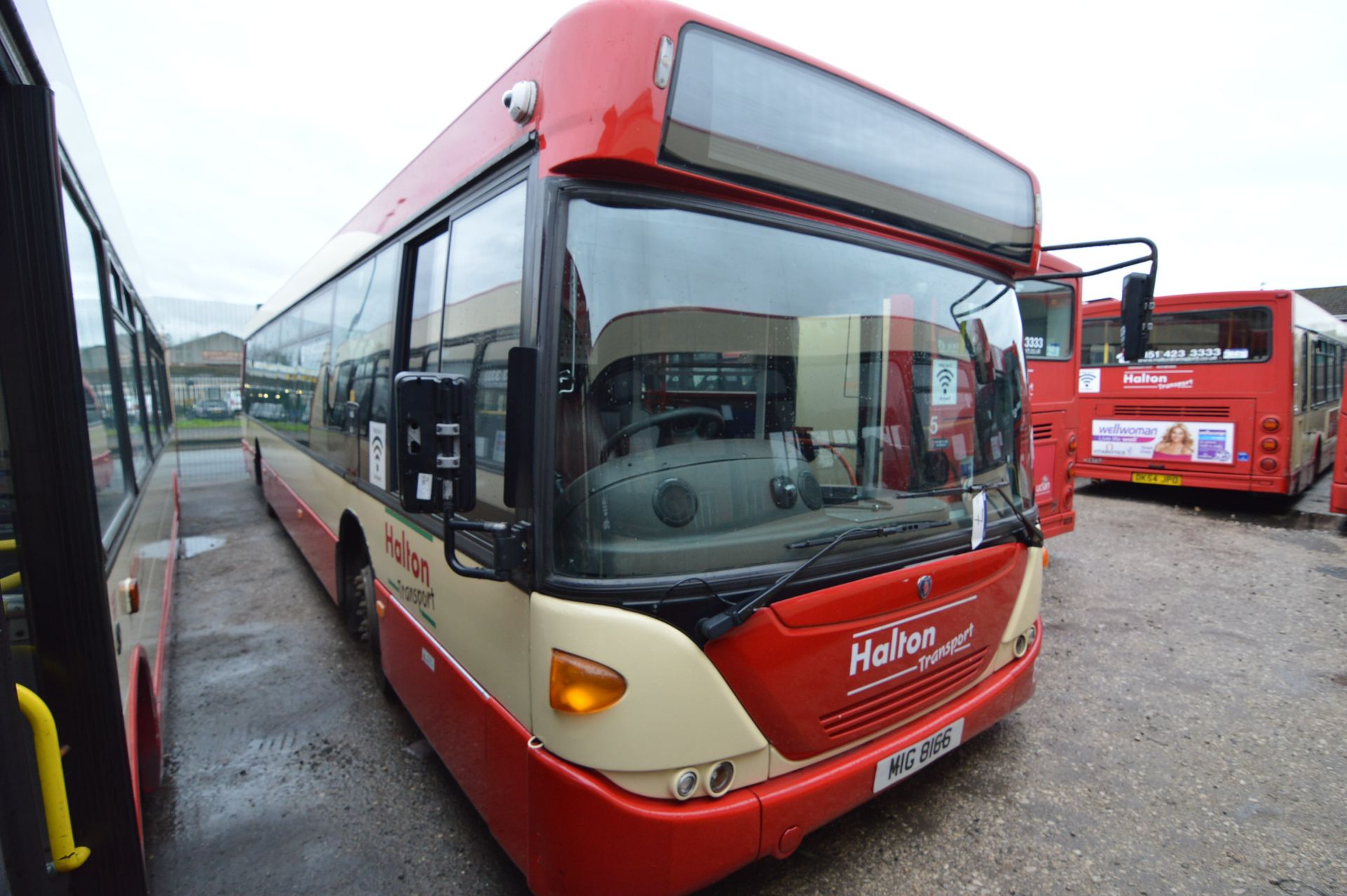 Scania OMNICITY SINGLE DECK BUS, registration no. MIG 8166, date first registered 03/03/2009, hub