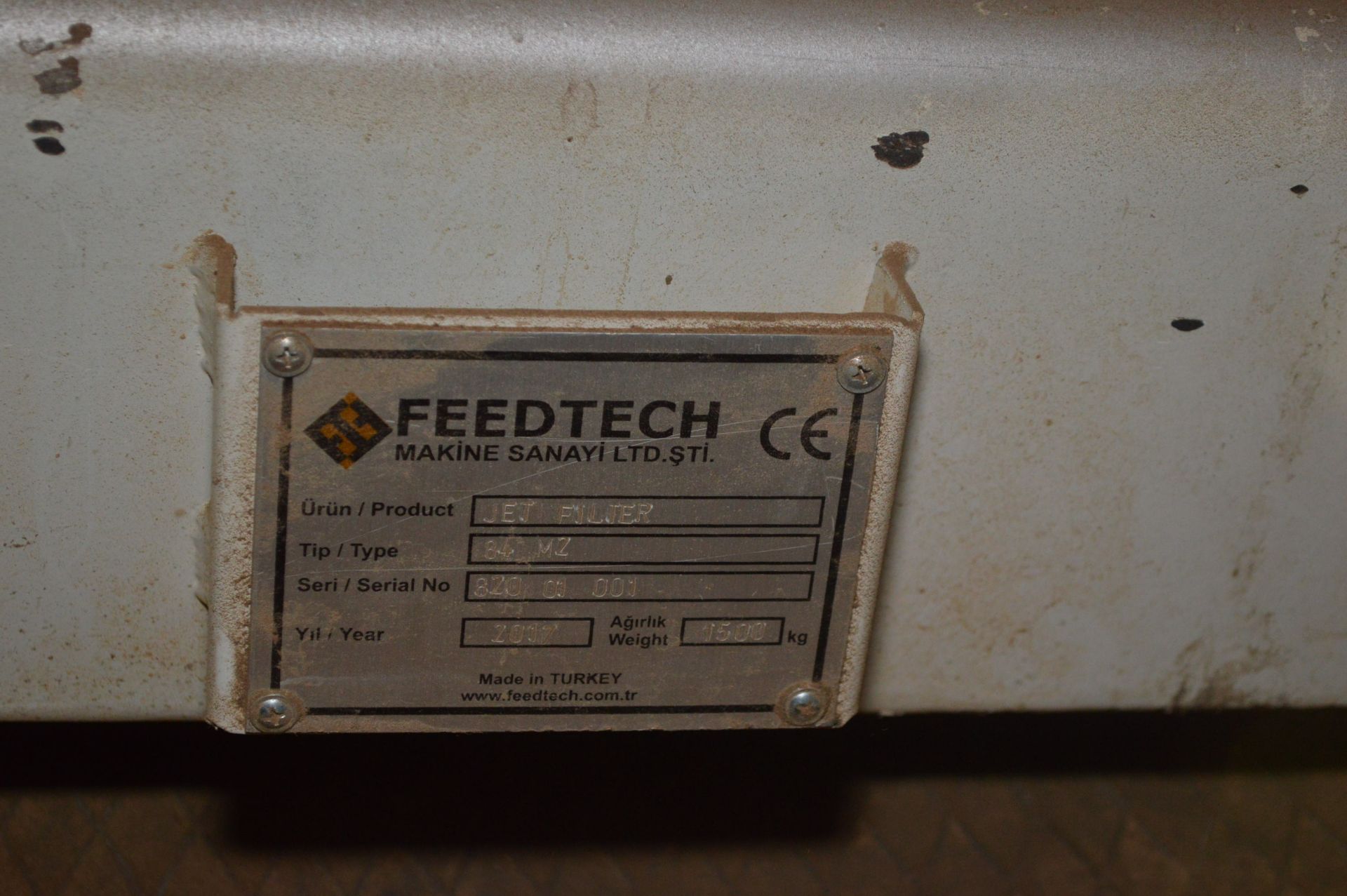 Feedtech 84M2 DUST JET FILTER, serial no. 820 01 0 - Image 5 of 5