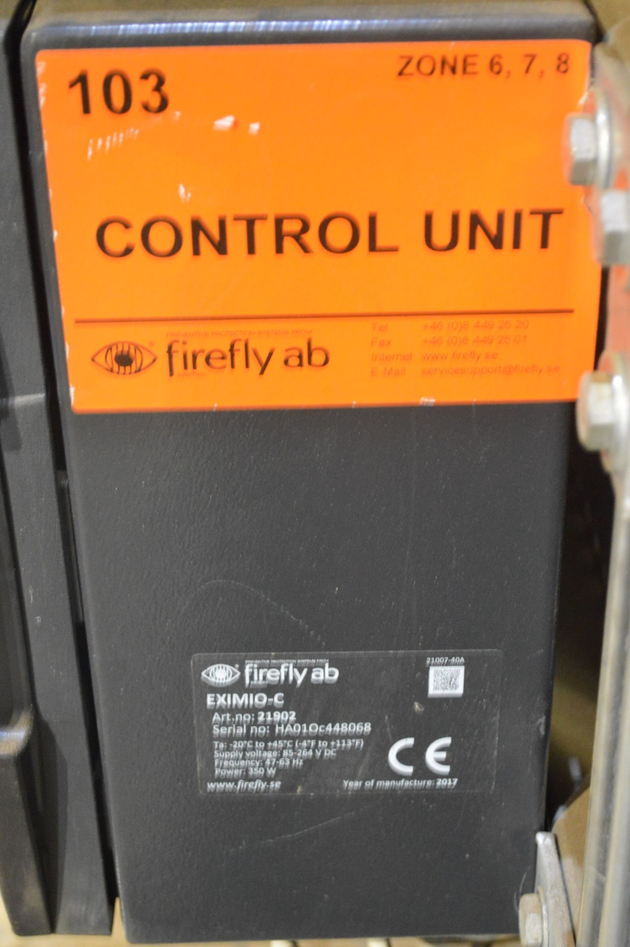 Firefly AB Preventative Protection System, with Ex - Image 6 of 9