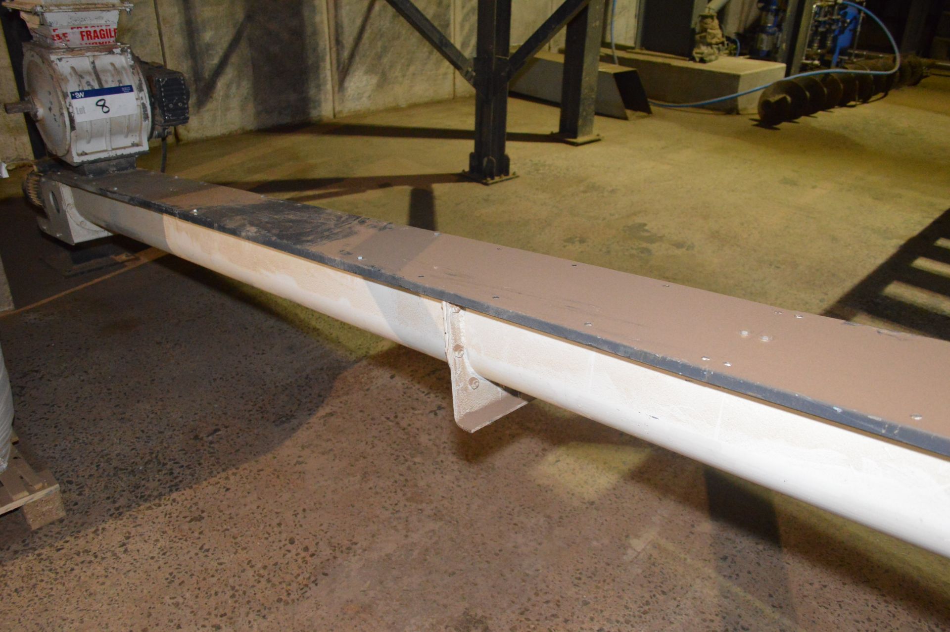 Feedtech 150mm dia. Inclined Screw Conveyor, 6.9m - Image 2 of 4