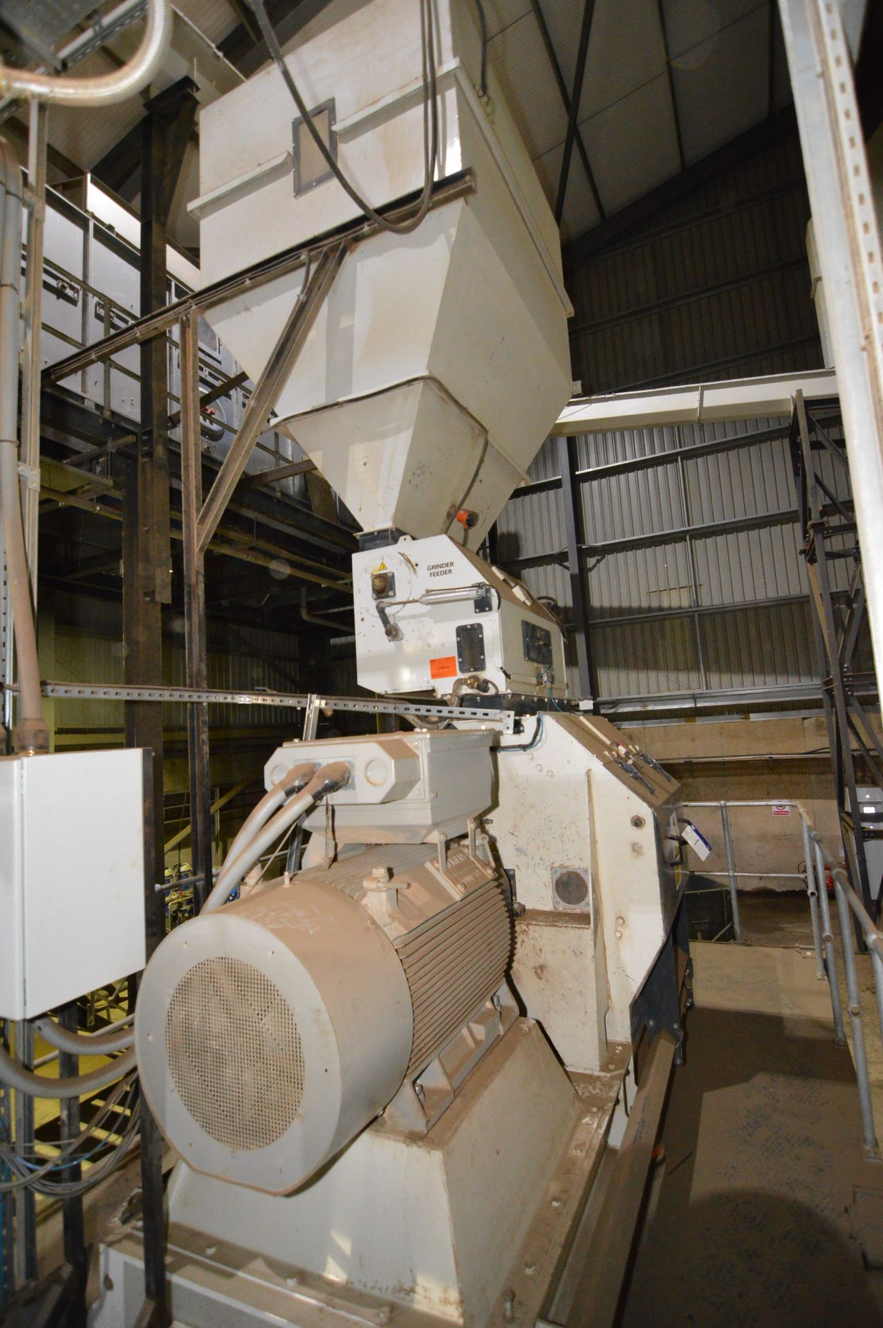 Feedtech GHM 1250 HAMMER MILL GRINDER, serial no. - Image 3 of 13