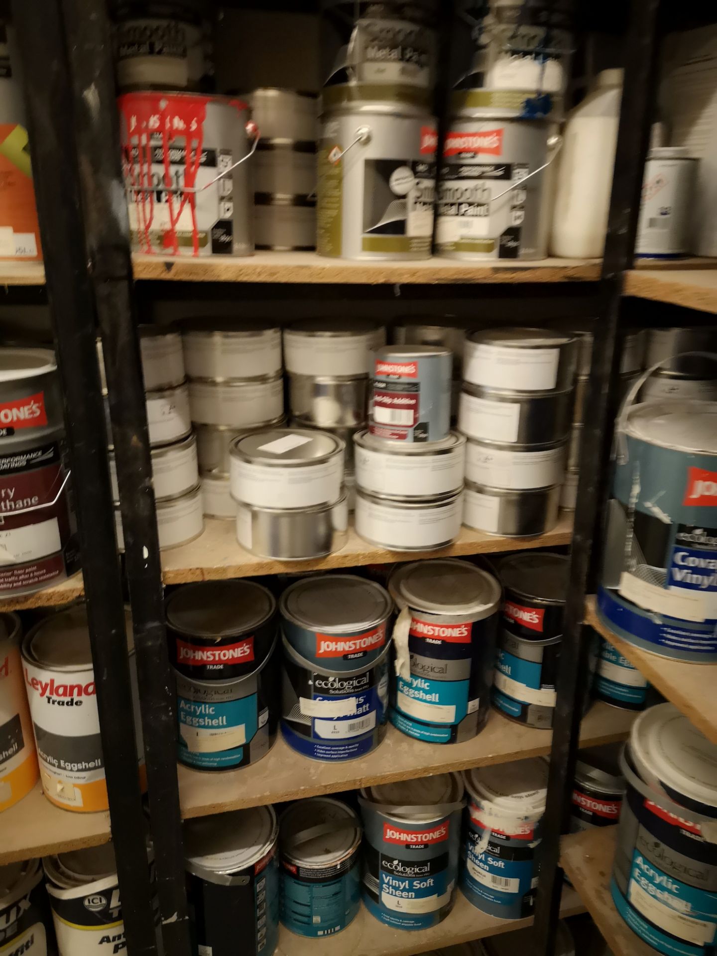 Contents to Nine Bays of Shelving, including paint - Image 10 of 10