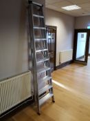 Ten Rise Aluminium Step Ladder (LOT LOCATED AT 153