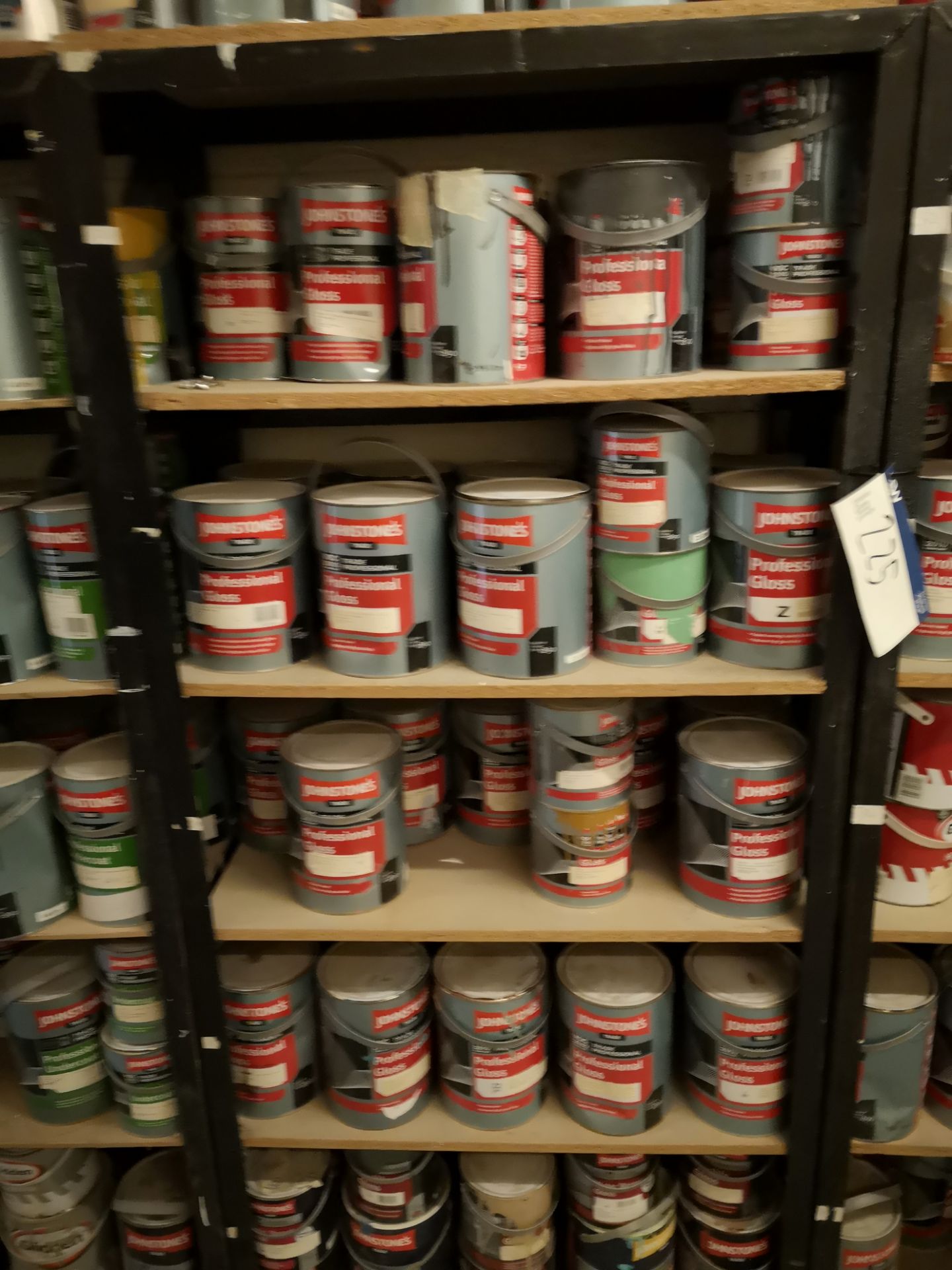 Contents to Nine Bays of Shelving, including paint - Image 5 of 10