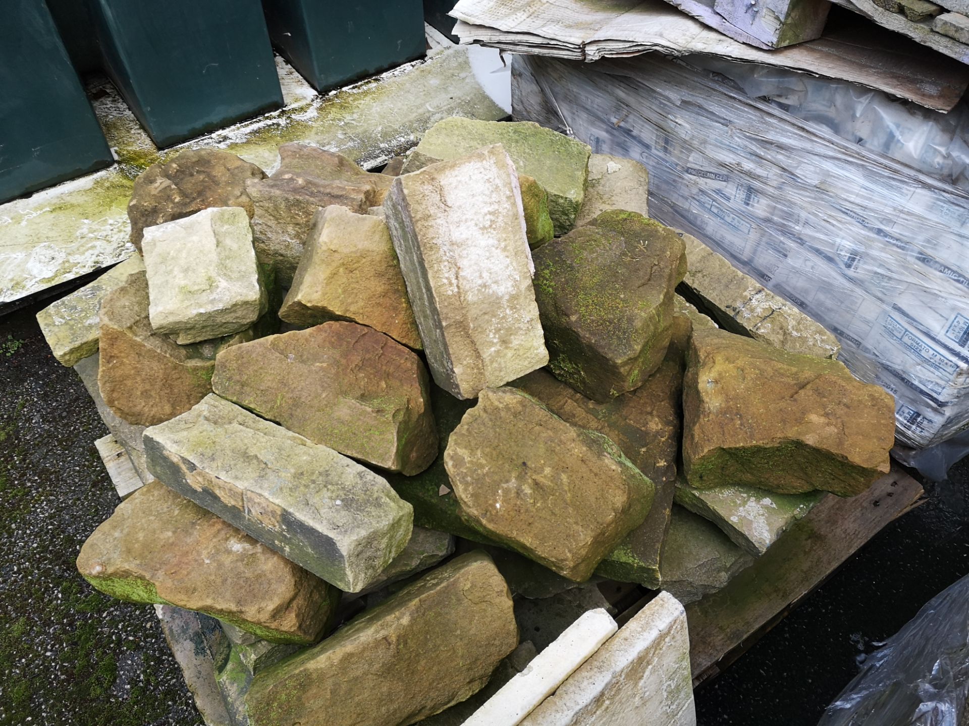 Quantity of Stone, Flags, Sills & Blocks, as set o - Image 3 of 4
