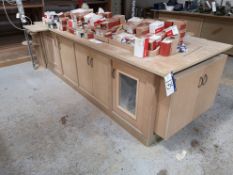 Timber Joiners Workbench, approx. 10’ x 4’, with v