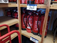 Quantity of Water Fire Extinguishers, as set out o
