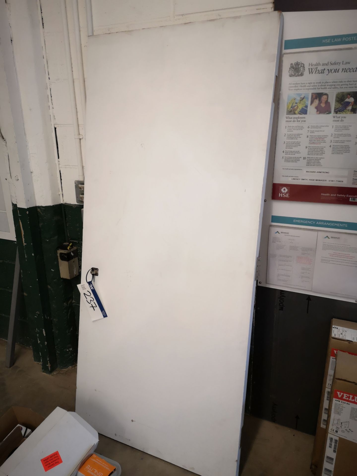 Fire Door, approx. 930mm x 2040mm (LOT LOCATED AT