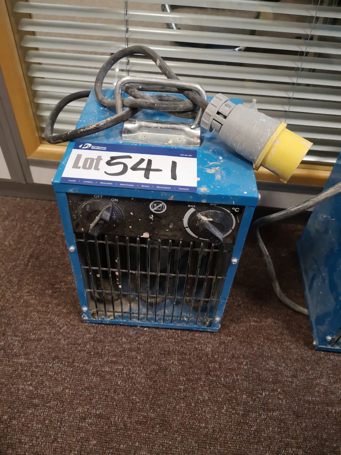 Site Master Fan Heater, 110V (LOT LOCATED AT 153 L