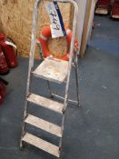 Four Rise Aluminium Step Ladder (LOT LOCATED AT 15